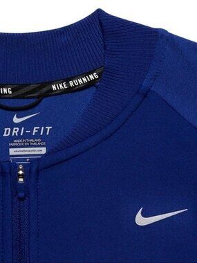 NIKE DriFit City Bomber Blue Waist Lengt